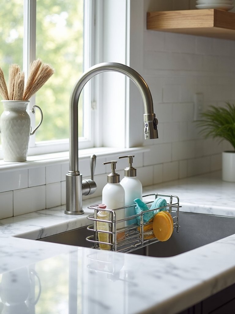 efficient organized accessible cleaning station