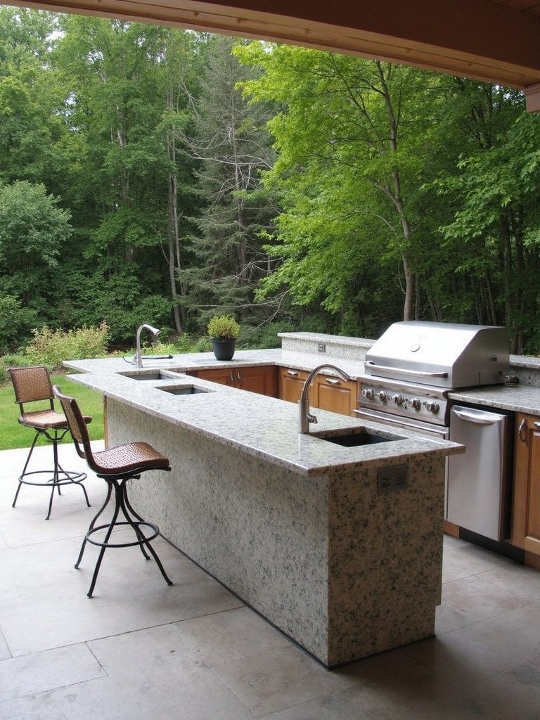 efficient outdoor cooking design