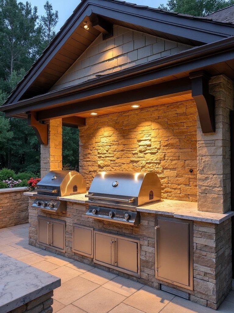 efficient outdoor cooking stations