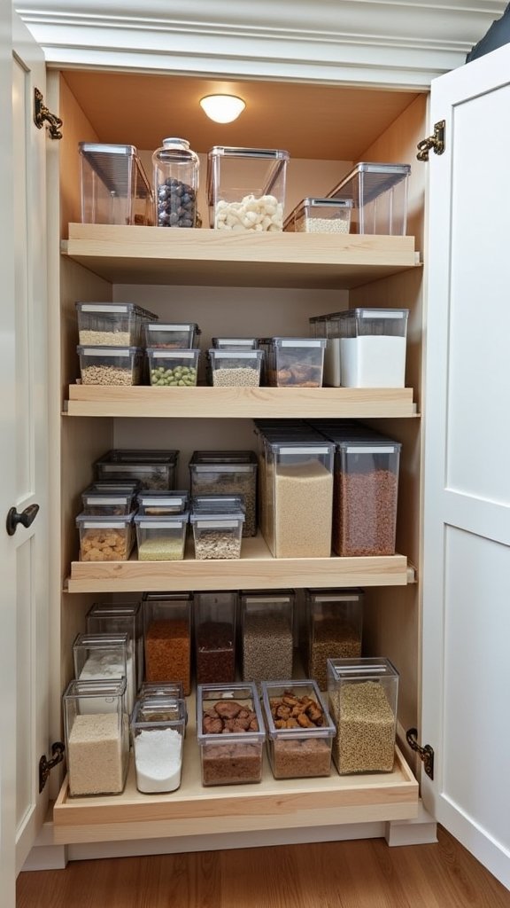 efficient pantry organization system