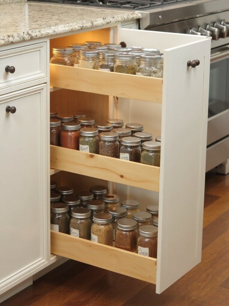efficient spice storage solutions for kitchens