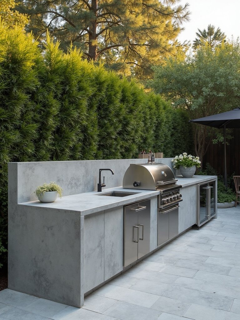 elegant outdoor kitchen enhancements