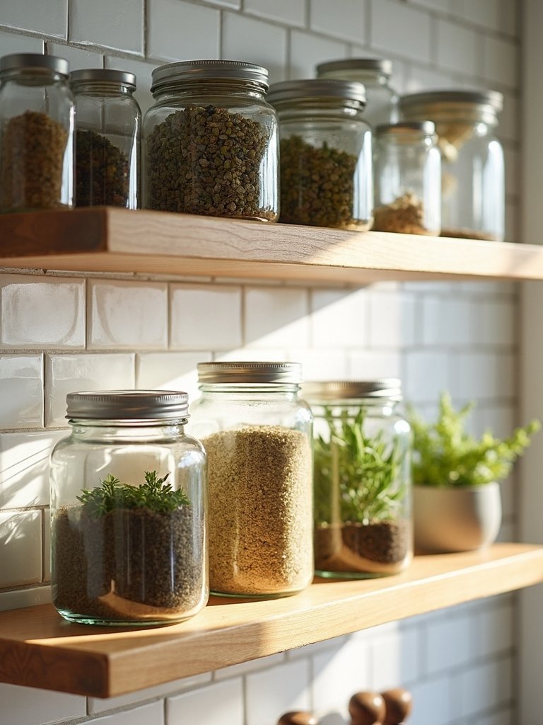 elegant practical herb storage solutions