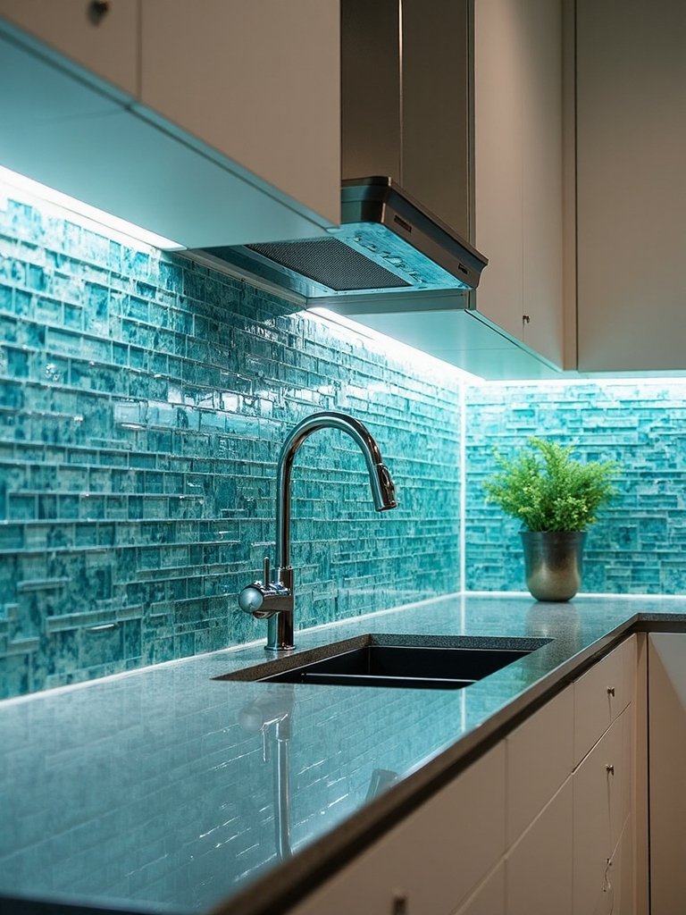 elevate counter cabinet mosaic design