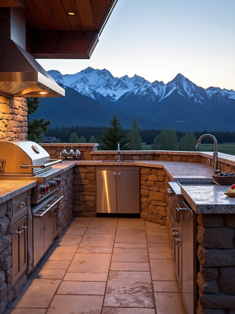 elevated mountain gourmet cooking experience