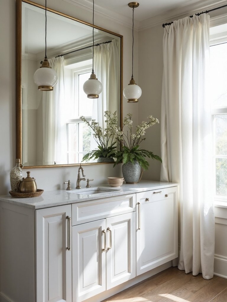 expansive bright reflective accented