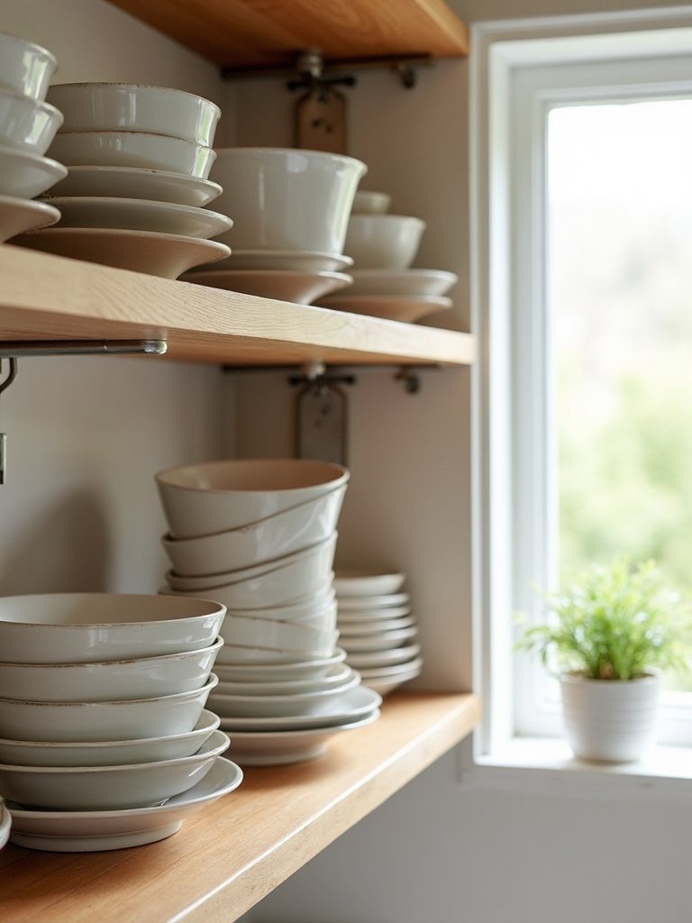 eye catching bowl display corner