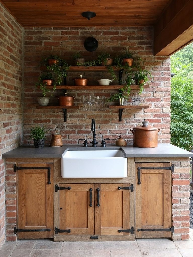 farmhouse outdoor kitchen design