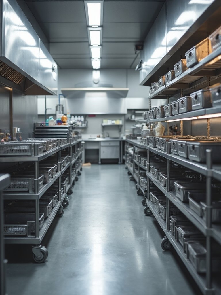 flexible adaptable commercial kitchen storage