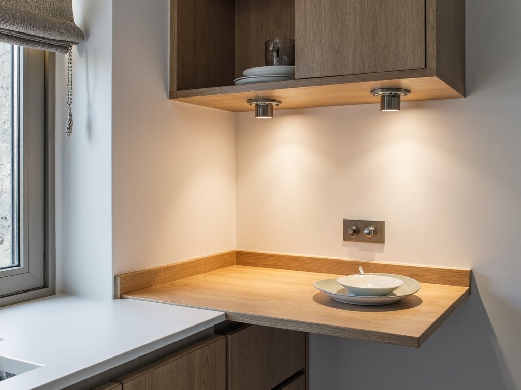 flexible space saving kitchen workspaces