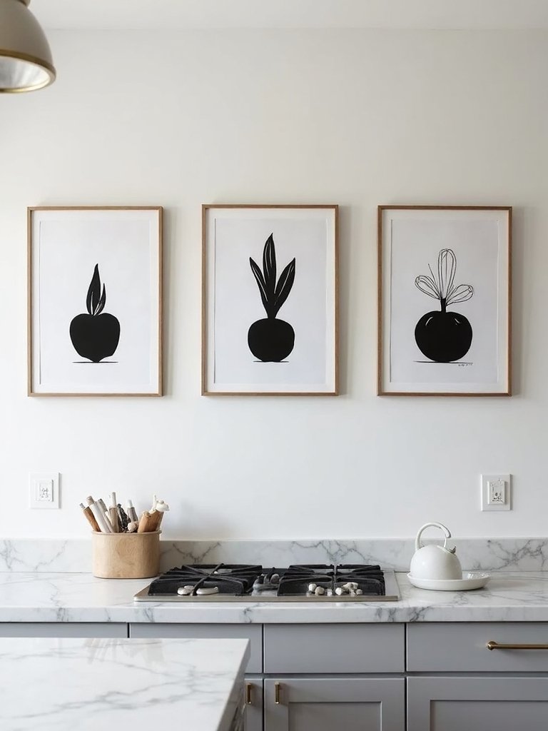 food themed artwork for kitchens