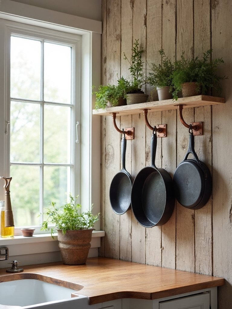functional farmhouse kitchen storage solutions