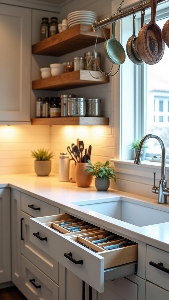 functional kitchen organization tools tips