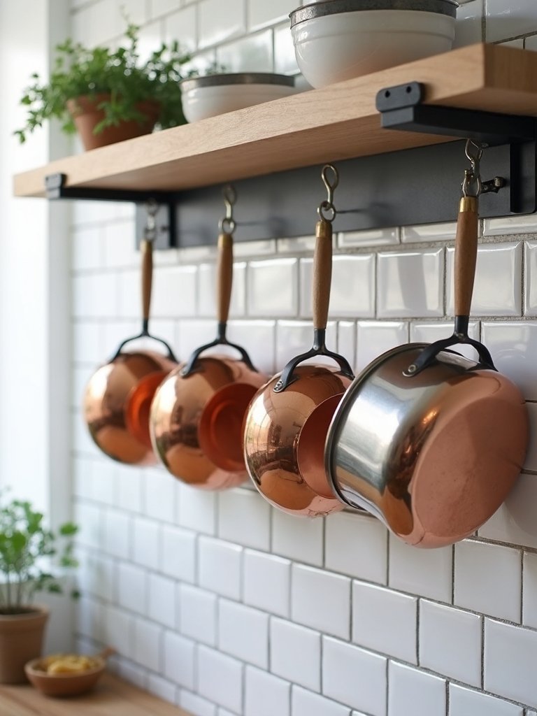functional kitchen storage display