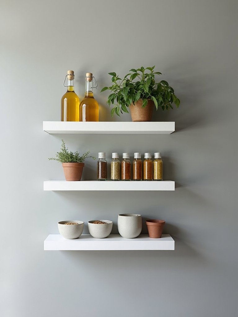 functional kitchen wall storage solution