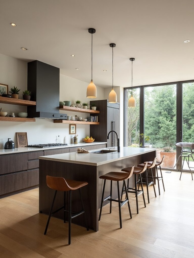 functional open kitchen design