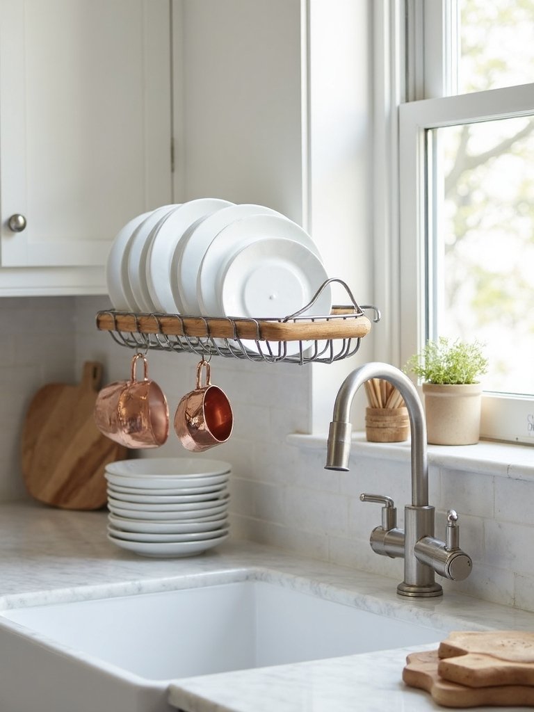functional stylish kitchen dish drying