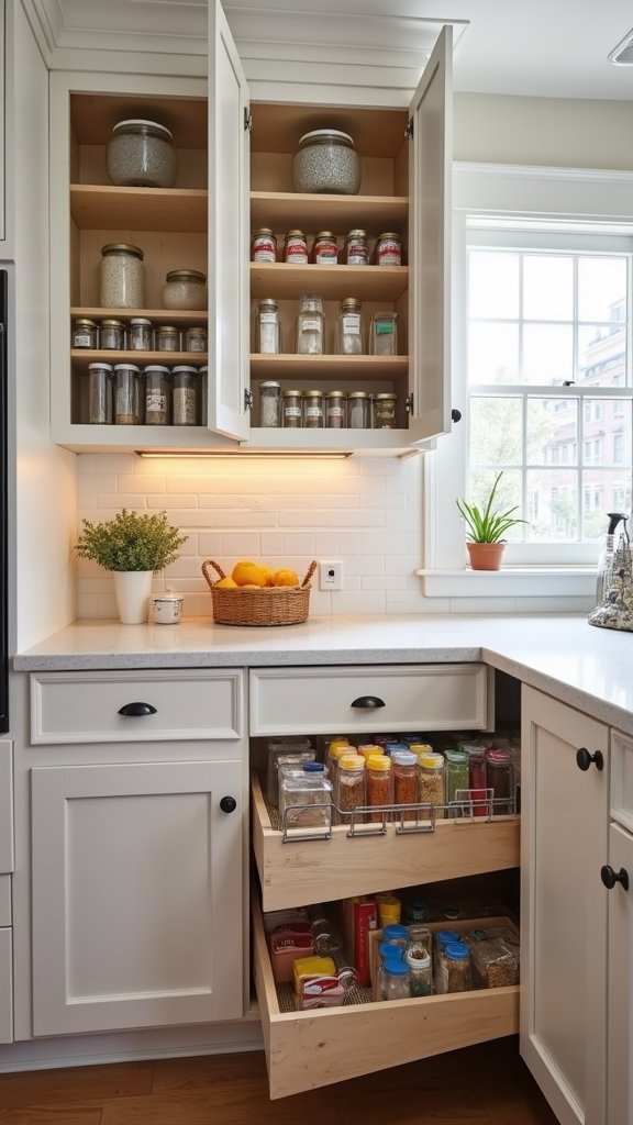 genius kitchen storage organization ideas