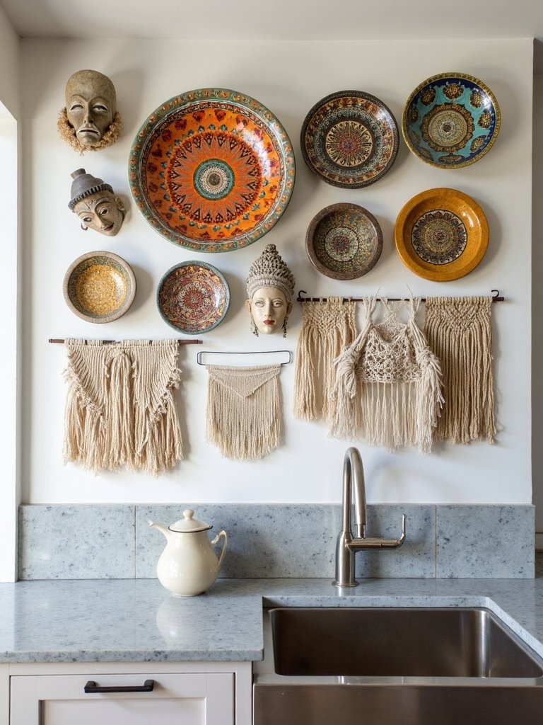 globally inspired boho kitchen gallery