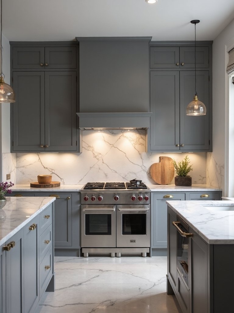 grey kitchen color psychology