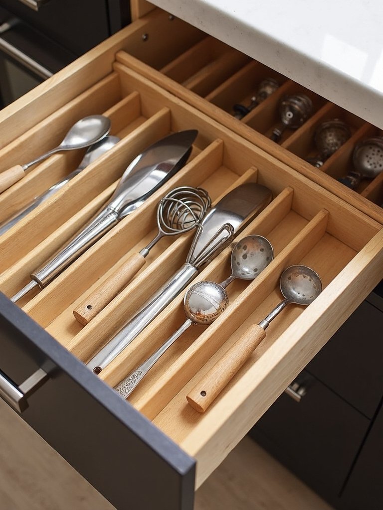 group similar utensils efficiently