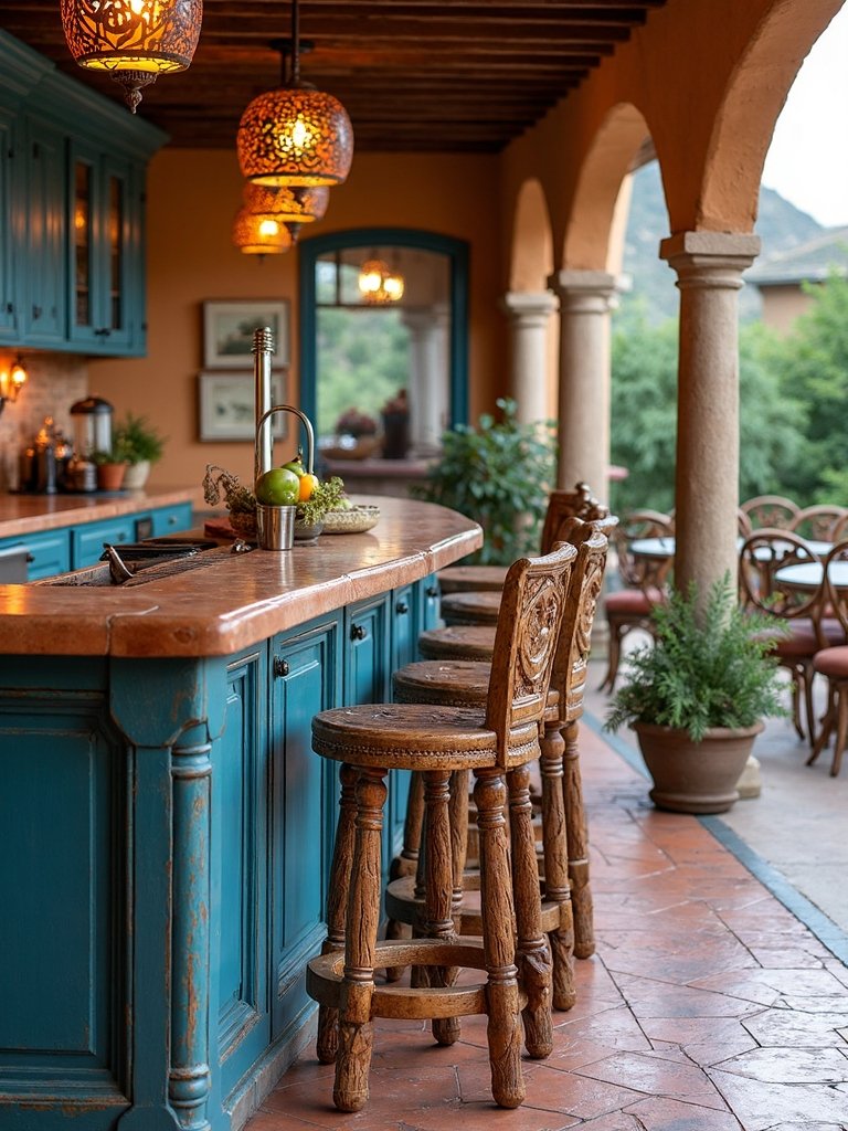 hand carved wooden furniture elements