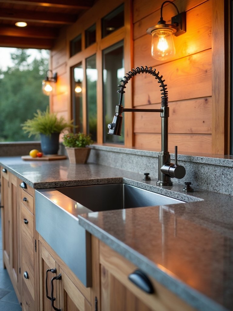 hands free outdoor faucet upgrade