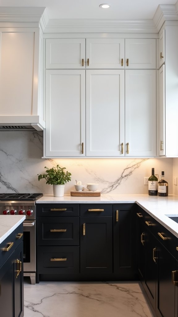 high gloss and matte contrast