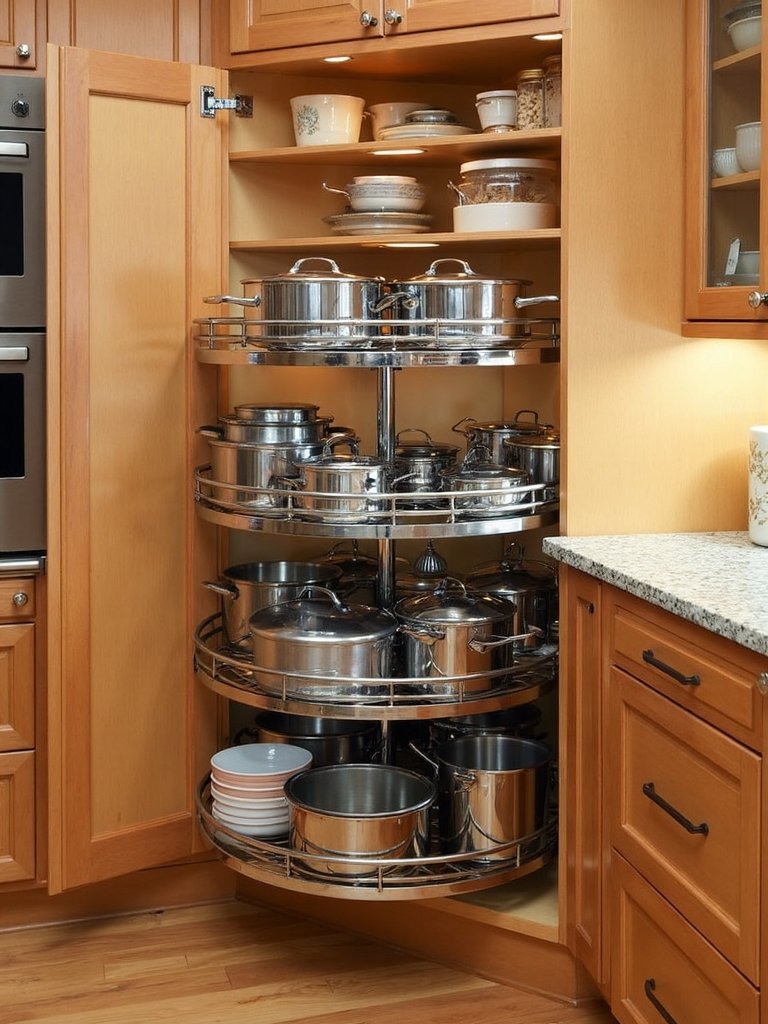 innovative rotating storage space solutions
