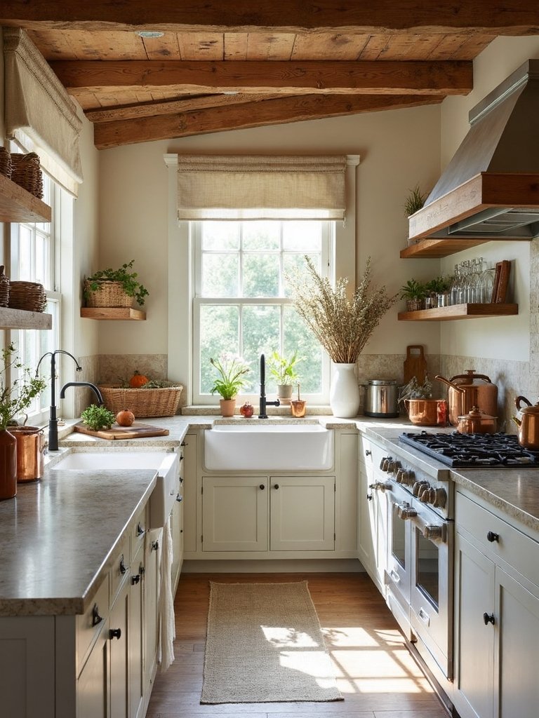 layered rustic textured inviting