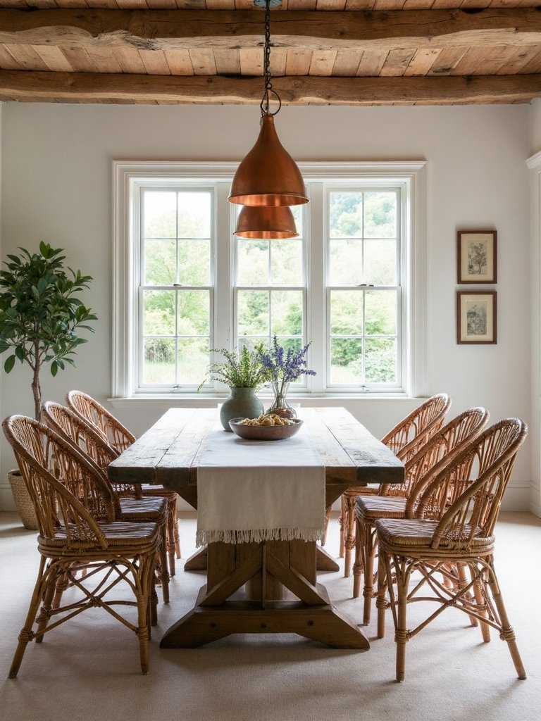 layered textured rustic inviting