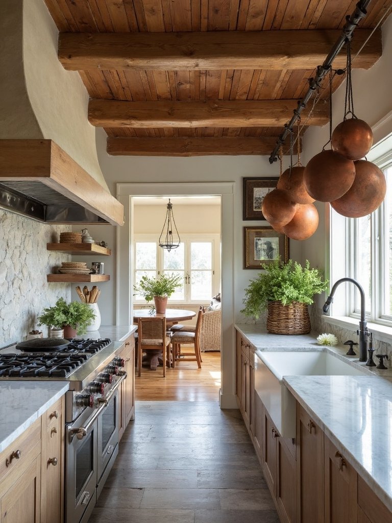 layered textures for authentic farmhouse