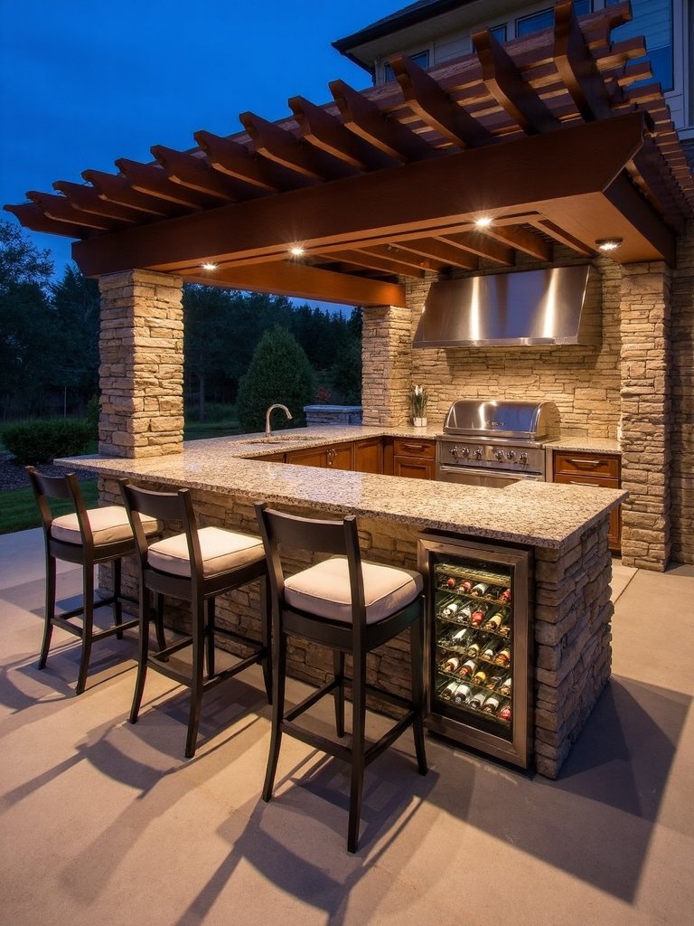 luxurious outdoor kitchen essentials