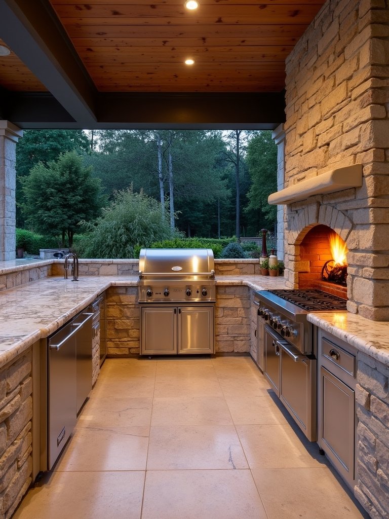 luxury outdoor kitchen designs