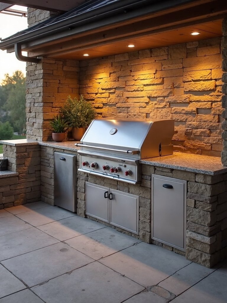 luxury outdoor kitchen installations