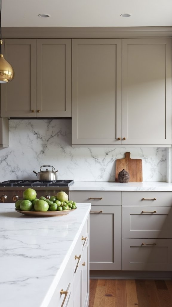 marble and taupe harmony