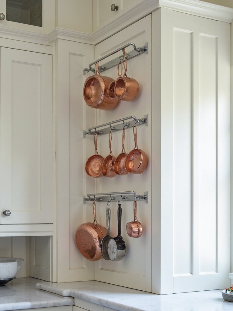 maximize cabinet door storage space