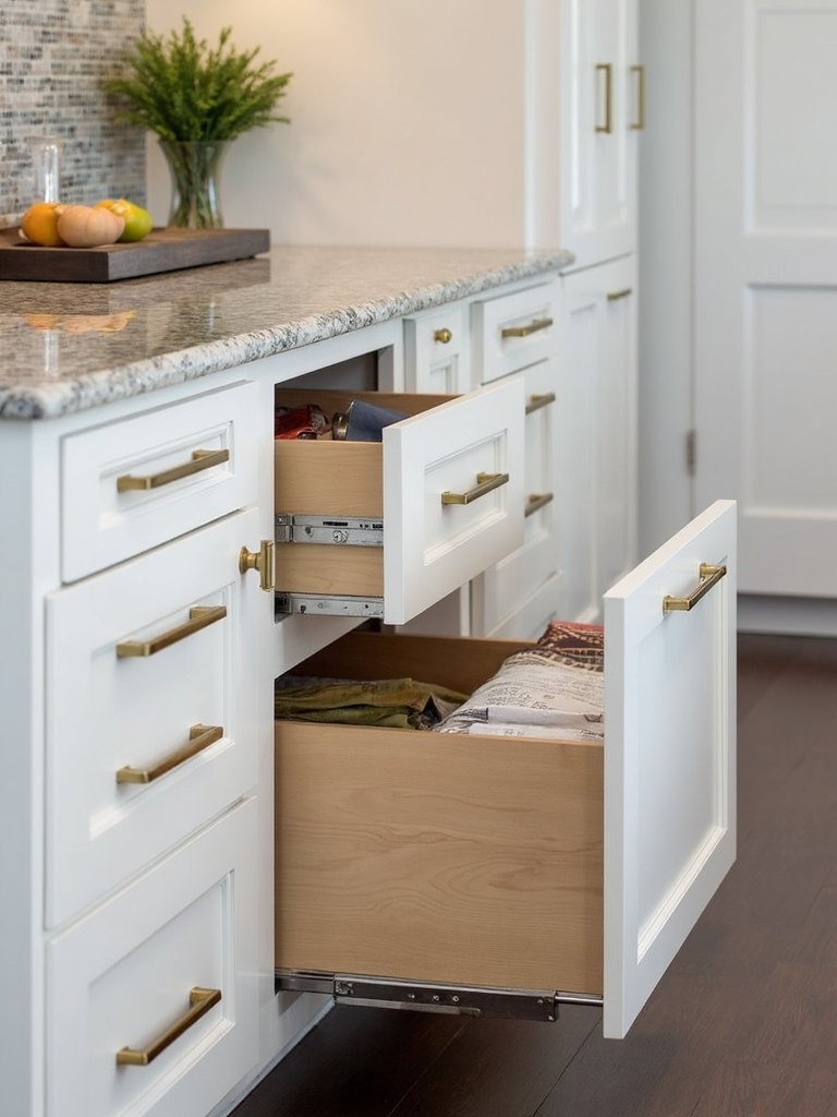 maximize counter space with hidden storage