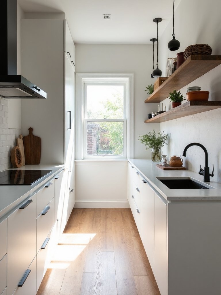 maximize galley kitchen s efficient design