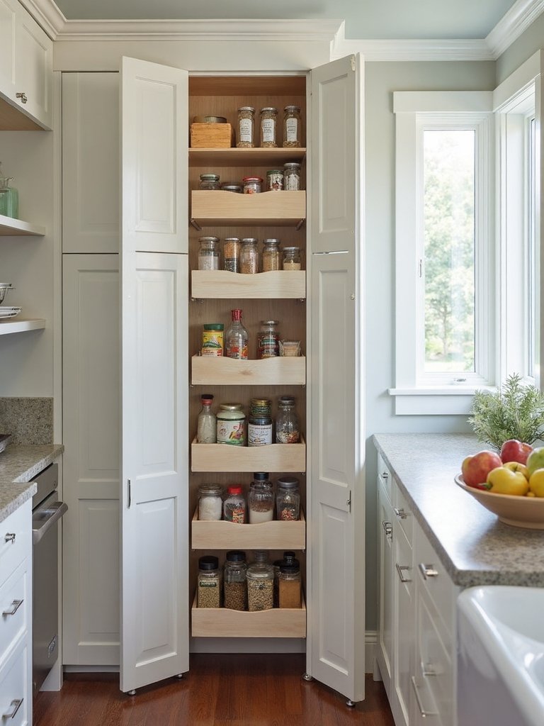 maximize kitchen storage potential elegantly