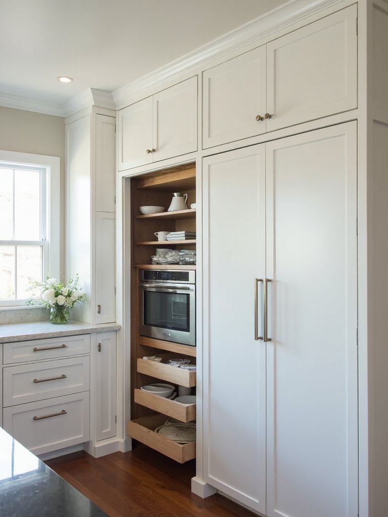 maximize kitchen storage space creatively