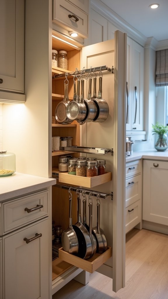 maximize kitchen vertical storage