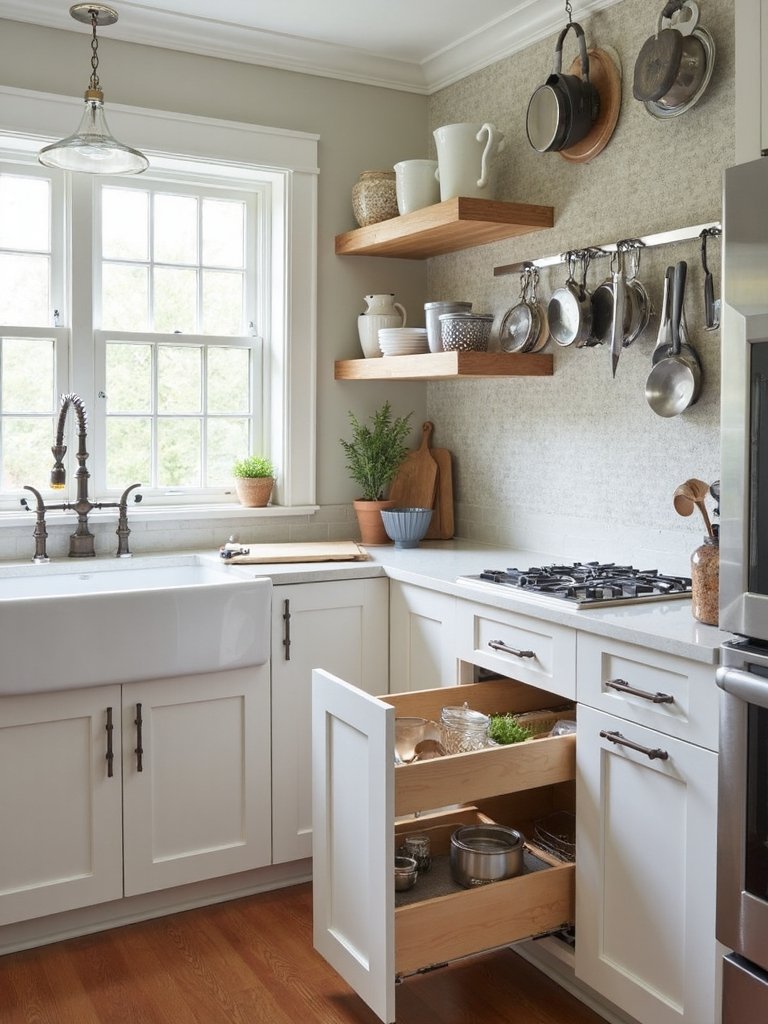 maximize space for small kitchens