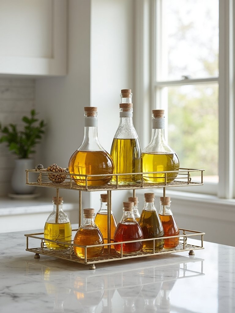 maximize storage organize kitchen display efficiently