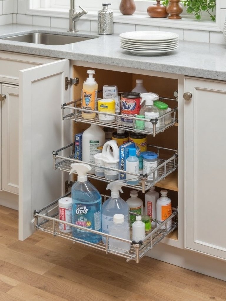 maximize under sink storage potential