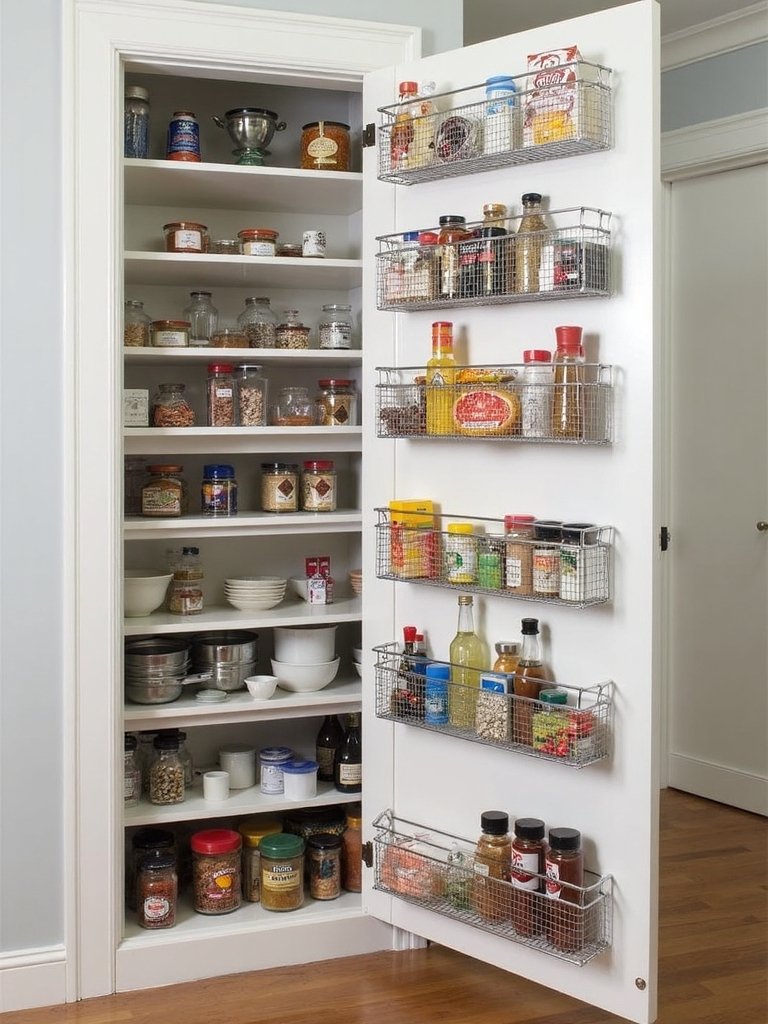 maximize unused door space storage