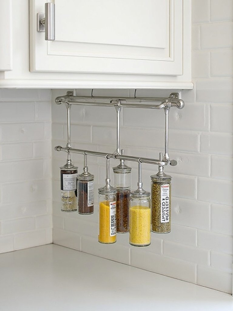 maximize vertical kitchen storage space