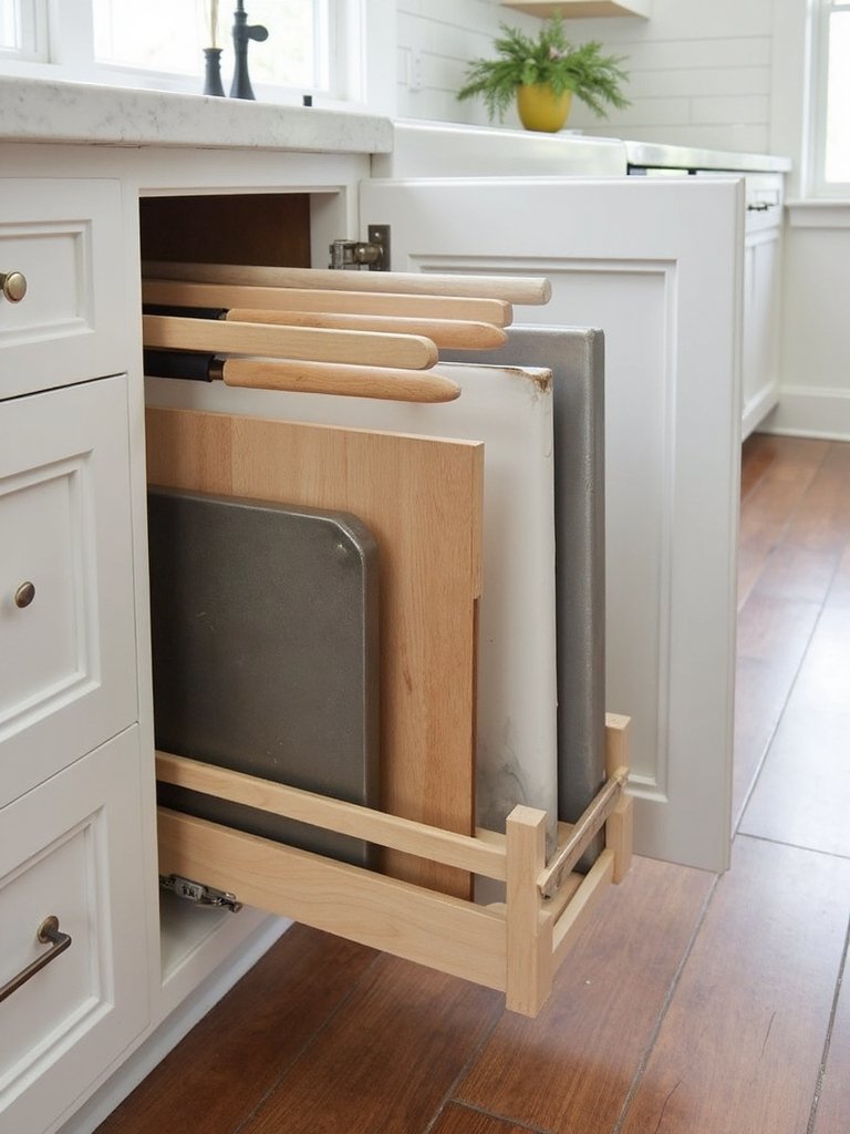 maximize vertical storage compartments