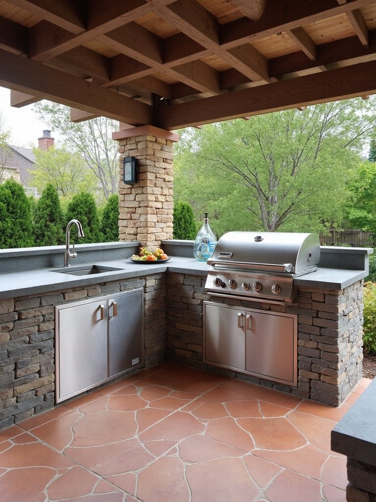 maximized space professional cooking area