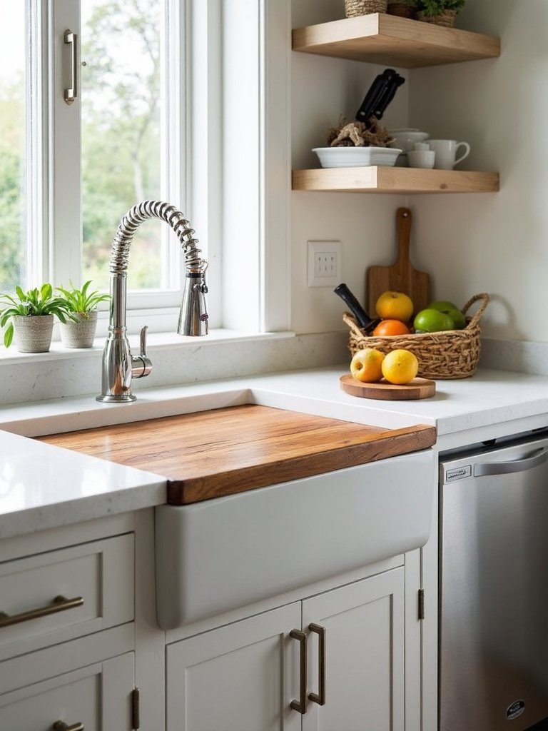 maximizing small kitchen prep space